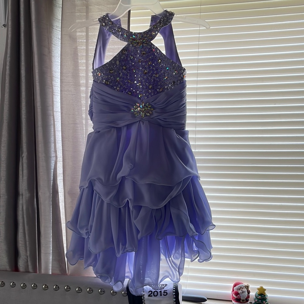 Purple pageant dress | 9 youth